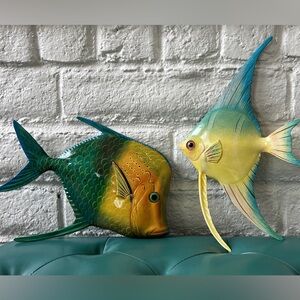 Set of Two Fish— Wall Decor